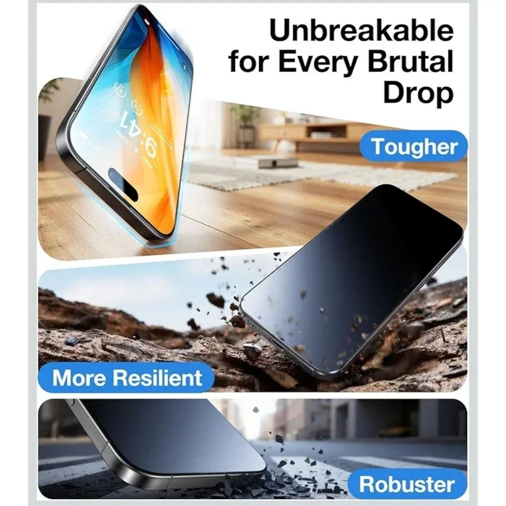 UltraGlass TOP 9H+ Armor for iPhone 17 Pro Screen Protector NO.1 Military Grade